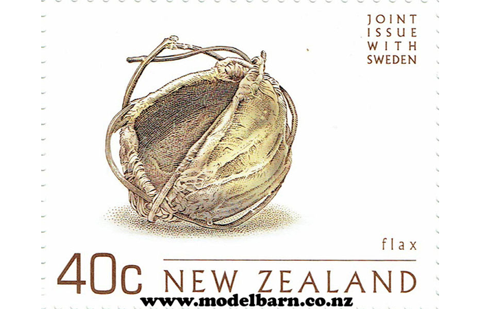 Flax 40c NZ Postage Stamps (x14)