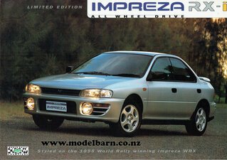 Subaru Impreza RX-i Car Brochure-nz-brochures-Model Barn