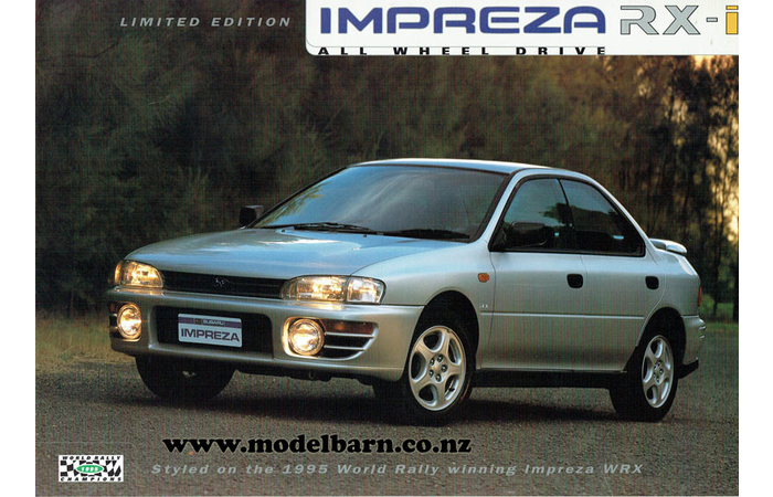 Subaru Impreza RX-i Car Brochure