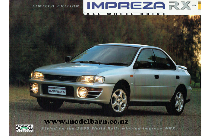 Subaru Impreza RX-i Car Brochure