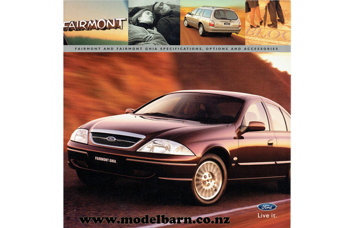 Ford Fairmont & Fairmont Ghia Car Brochure 1998