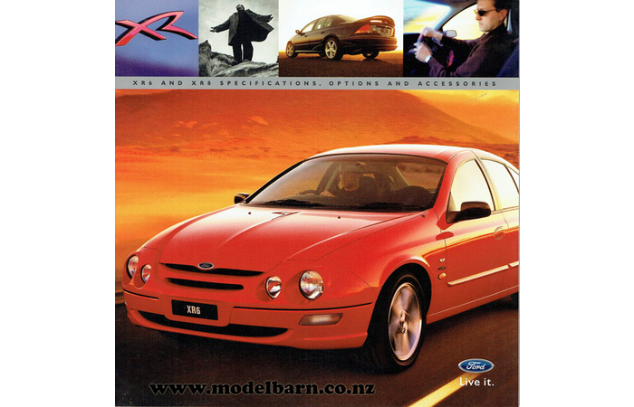 Ford XR6 & XR8 Car Brochure 1998