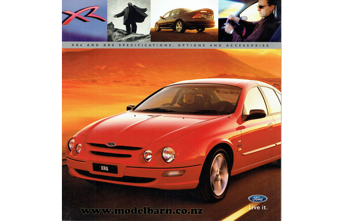 Ford XR6 & XR8 Car Brochure 1998