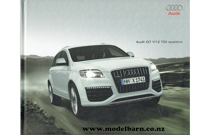 Audi Quattro Q7 V12 TDI Car Sales Brochure 2008