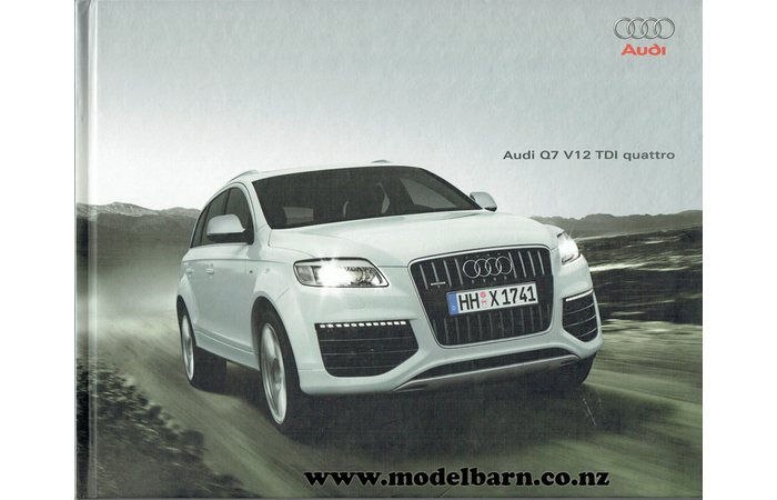 Audi Quattro Q7 V12 TDI Car Sales Brochure 2008