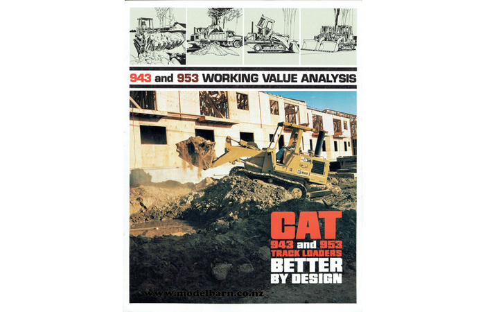 Caterpillar 943 & 953 Track Loaders Brochure