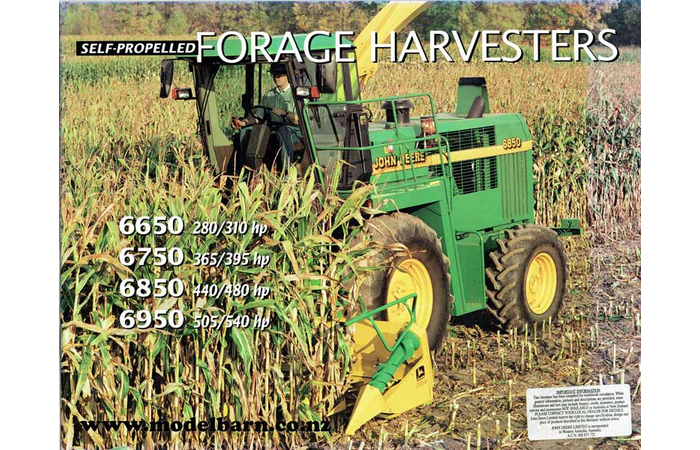 John Deere Self-Proplled Forage Harvesters Brochure 2003