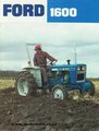 Ford 1600 Tractor Brochure