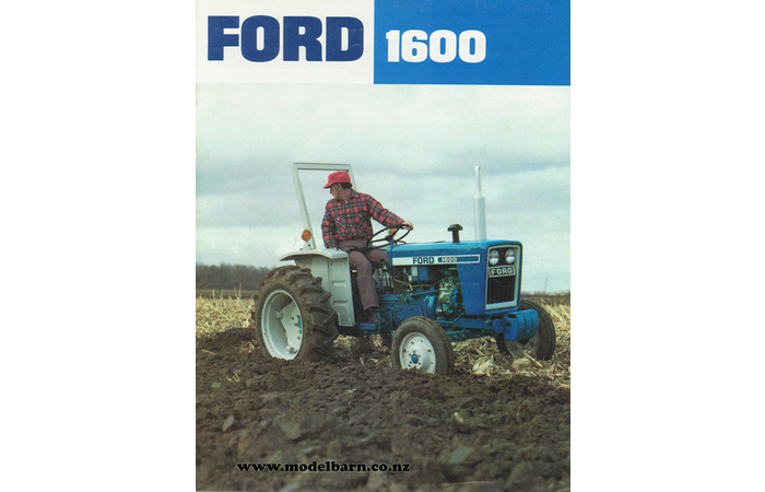 Ford 1600 Tractor Brochure