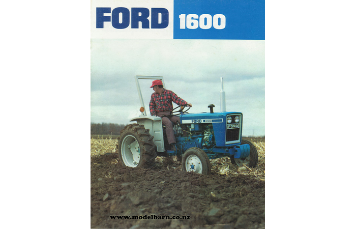 Ford 1600 Tractor Sales Brochure