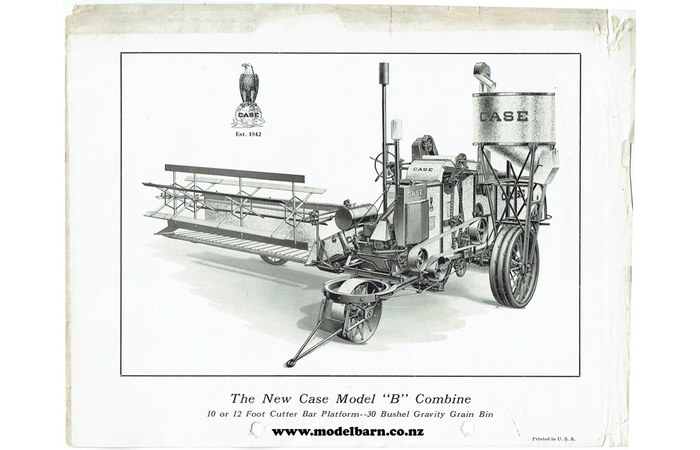 Case Model B Combine Brochure 1930s