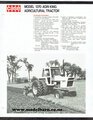 Case 1370 Agri King Tractor Spec Sheet Brochure