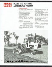 Case 1370 Agri King Tractor Spec Sheet Brochure-case-Model Barn
