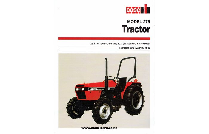 Case-IH 275 Tractor Brochure