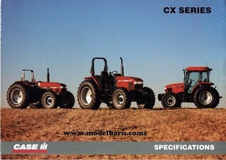Case-IH CX Series Tractors Brochure 1998-case-ih-Model Barn