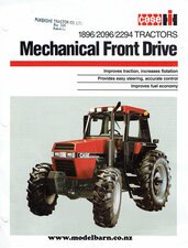 Case-IH 1896, 2096, 2294 Mechanical Front Drive Tractors Brochure-case-ih-Model Barn