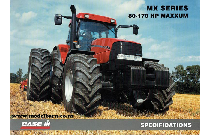 Case-IH MX Maxxum Series Tractors Brochure 2001