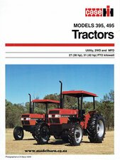 Case-IH 395 & 495 Tractors Brochure 1991-case-ih-Model Barn