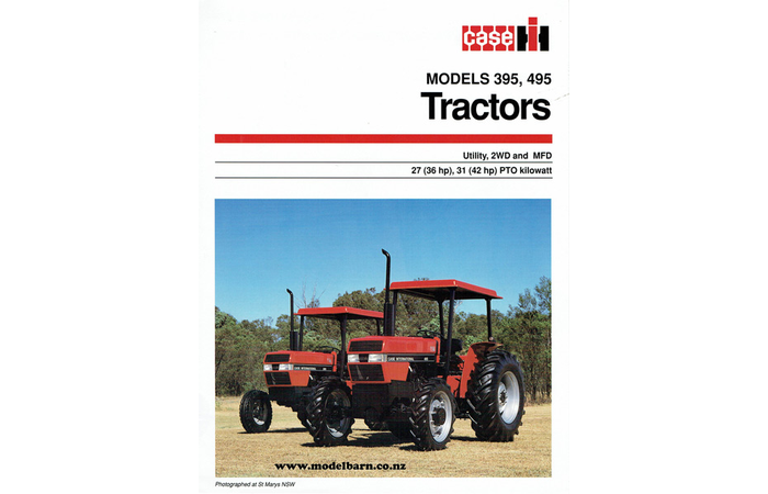 Case-IH 395 & 495 Tractors Brochure 1991