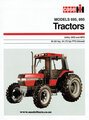Case-IH 695 & 895 Tractors Brochure 1991