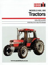 Case-IH 695 & 895 Tractors Brochure 1991-case-ih-Model Barn