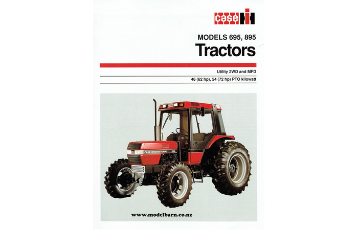 Case-IH 695 & 895 Tractors Brochure 1991