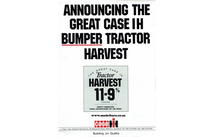 The Great Case-IH Tractor Harvest Brochure