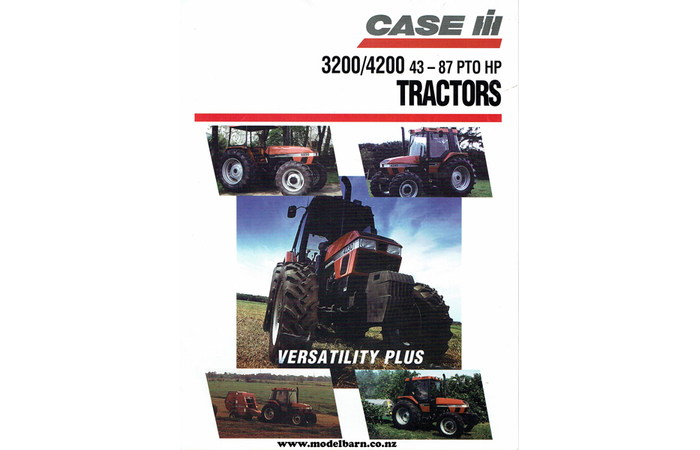 Case-IH 3200 & 4200 Tractors Brochure 1995