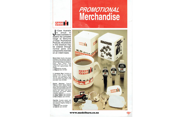 Case-IH Promotional Merchandise Brochure 1990s