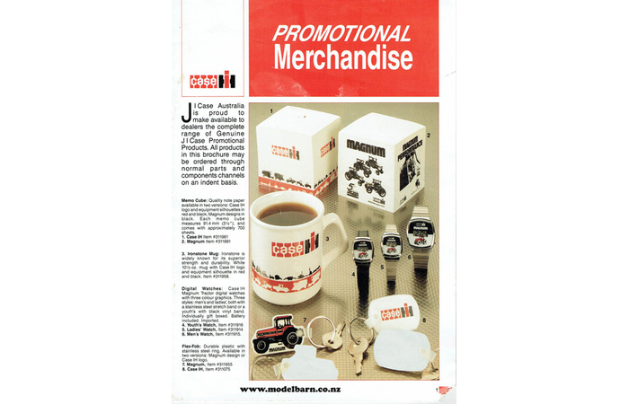 Case-IH Promotional Merchandise Brochure 1990s