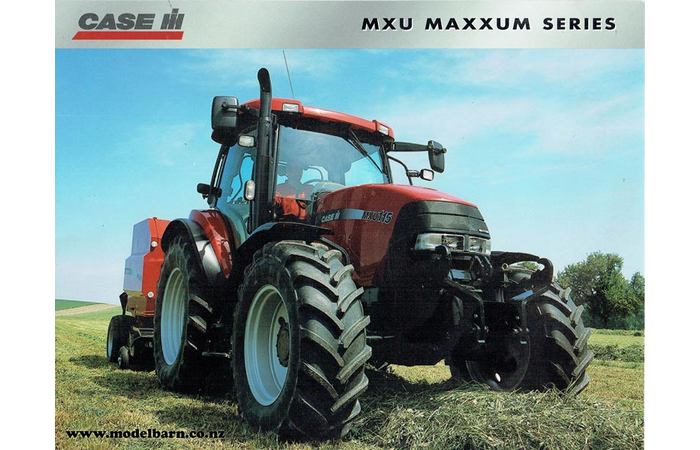 Case-IH MXU Maxxum Series Tractors Brochure 2003