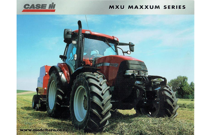 Case-IH MXU Maxxum Series Tractors Brochure 2003