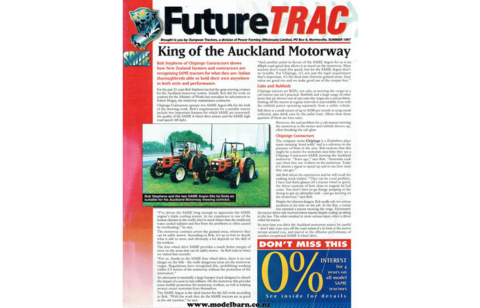 Future Trac Power Farming Brochure 1997