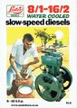 Lister 8/1-16/2 Water Cooled Diesels Brochure 1982