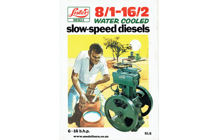 Lister 8/1-16/2 Water Cooled Diesels Brochure 1982