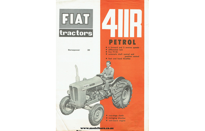 Fiat 411R Tractor Brochure