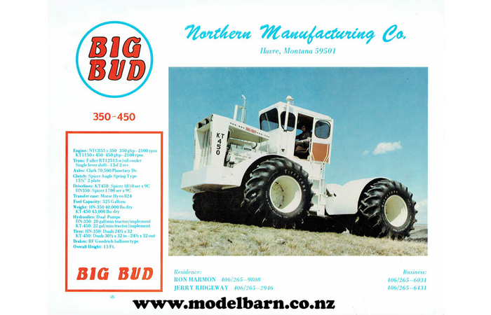 Big Bud Tractor Brochure