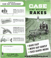 Case 170 Side Delivery Rake Sales Brochure 1951-case-Model Barn