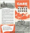 Case T-7 Trailer Power Mower Brochure 1950