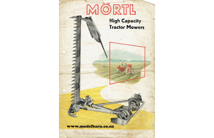 Mortl Mid Mounted Tractor Mowers Brochure 1955