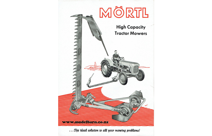 Mortl Mid Mounted Tractor Mowers Brochure 1962