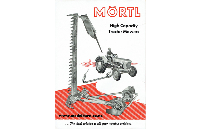 Mortl Mid Mounted Tractor Mowers Brochure 1962