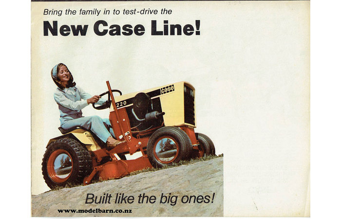 Case New Lawn & Garden Tractors Brochure 1971