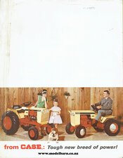 Case New Lawn & Garden Tractors Brochure 1966-case-Model Barn