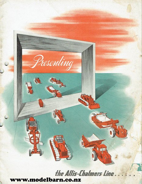 Allis-Chalmers Construction Full Line Catalogue Brochure 1950s