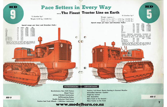 Allis-Chalmers Construction Full Line Catalogue Brochure 1950s