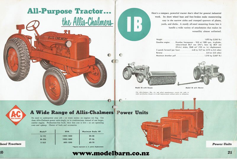 Allis-Chalmers Construction Full Line Catalogue Brochure 1950s