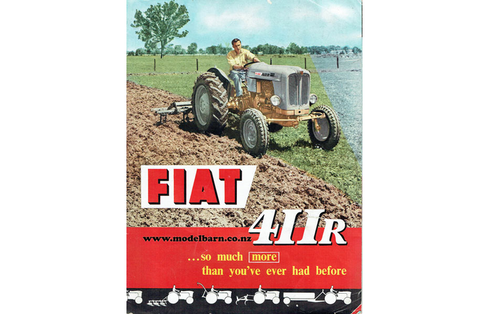 Fiat 411R Tractor Brochure