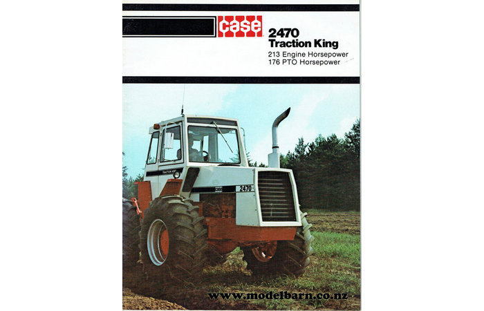 Case 2470 Traction King Tractor Brochure 1977
