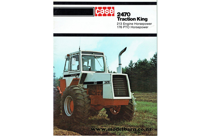 Case 2470 Traction King Tractor Brochure 1977